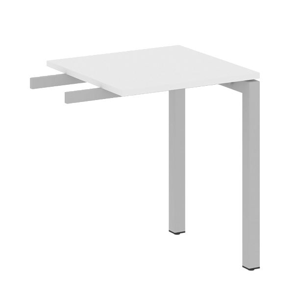 Metal System Quattro Приставной элемент на П-образном м/к 50БП.ПР-1 Белый/Серый металл 600*600*750 - Вид 1