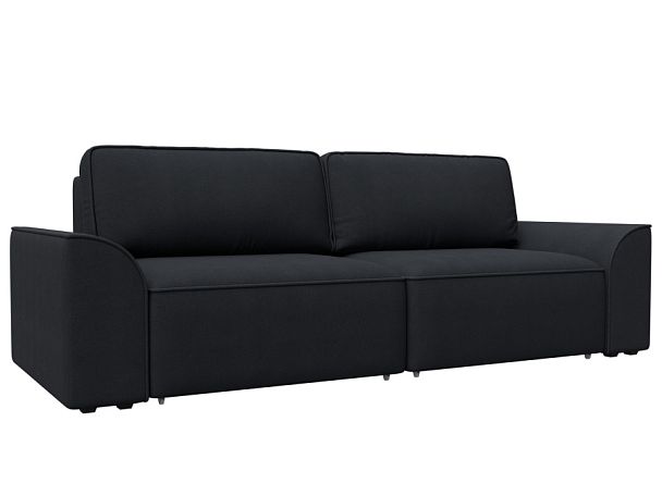 Диван прямой Лига-048 НПБ Замша серый - Вид 1