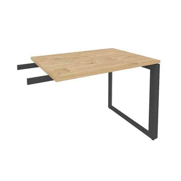 Onix Direct Брифинг-приставка на О-образном м/к O.MO-BR-9 Тиквуд светлый/Антрацит металл 980*720*750 - Вид 1