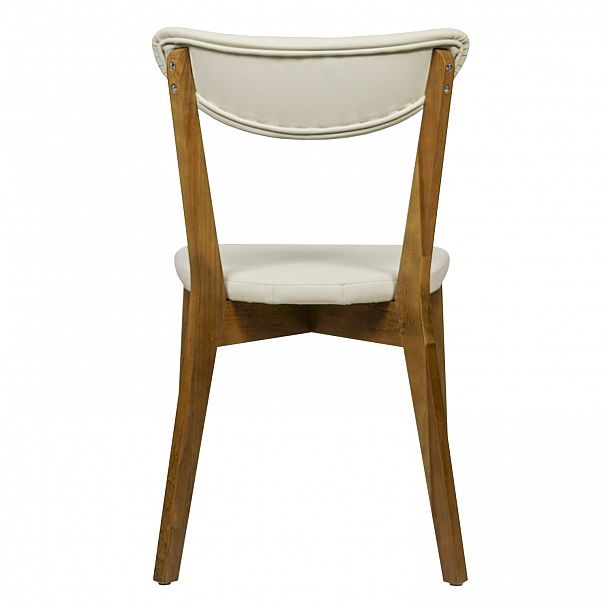 Стул Ruby, экокожа Luxa cream (светло-бежевый), светлый орех - Вид 6