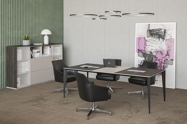 Стол журнальный Atlas 1400x700x435 бренсон трюфель - Вид 19