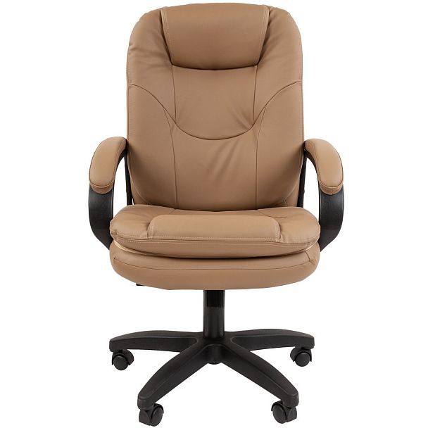 Кресло CHAIRMAN 668LT, экокожа, бежевый - Вид 3