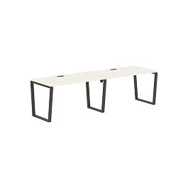 Стол 2-х местный EVWST 2780 Ясень Траун/Мокко 2726х800х750 EDIS - Фото предпросмотра