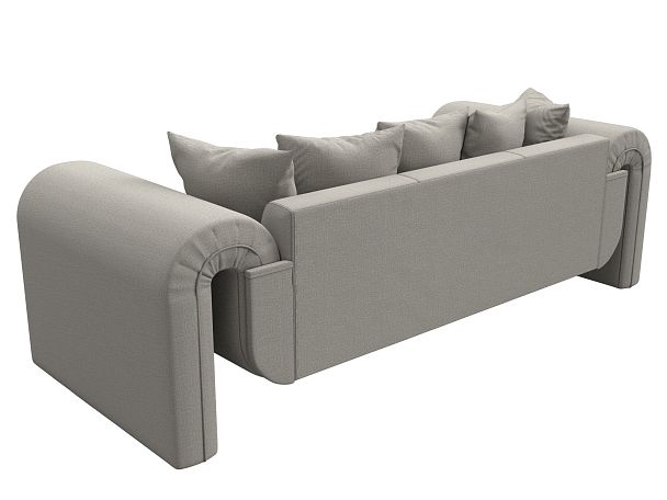 Диван прямой Волна Рогожка бежевый - Вид 6