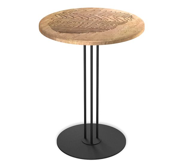 Столик журнальный Sheffilton SHT-CT44-1/H43 тирион/черный муар - Вид 1