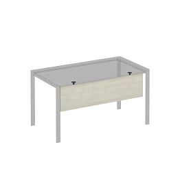 Экран стола защитный (ДСП) с кронштейнами для столов на МП2 140 Формула МП2 К. 813 дуб шамони светлый / антрацит - Фото предпросмотра