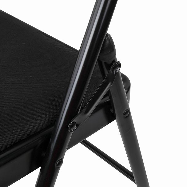 Стул складной BRABIX "Golf Plus CF-003 КОМФОРТ", чёрный каркас, чёрная ткань, 532889 - Вид 11