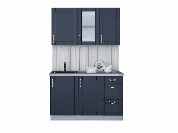 Кухня 1300 ХМ-016 - Вид 1