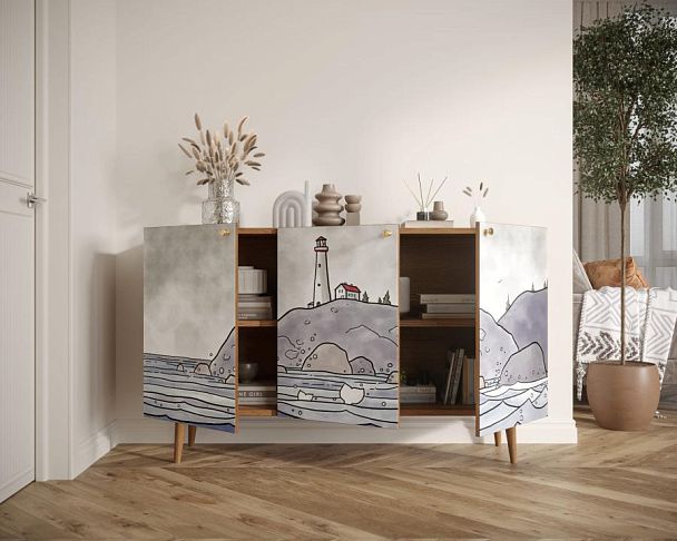 Комод с принтом 51 Berber арт BB01/Print_51 - Вид 2