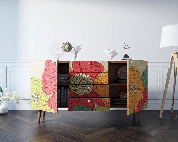 Комод Berber с ящиками 5 принт арт BB14/Print_05 - Вид 2