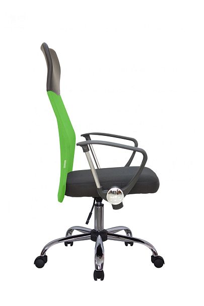 Кресло Smart RCH 8074 Чёрная ткань/Зелёная сетка - Вид 4