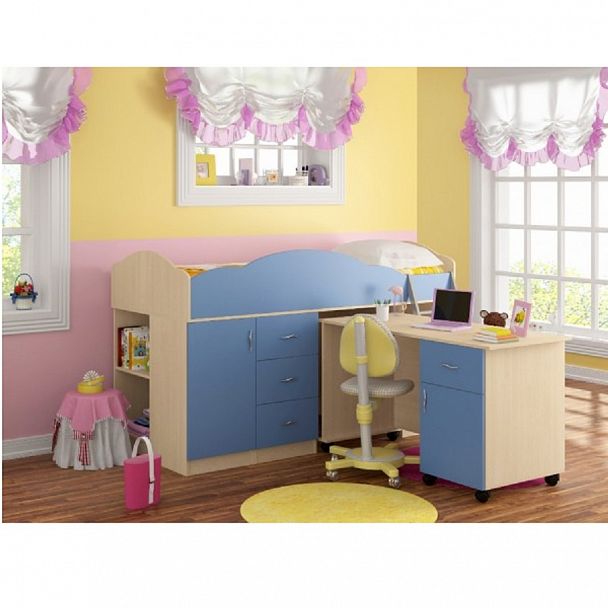 Кровать-чердак "Дюймовочка-5.3" - Вид 2