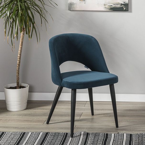 Стул Lars Diag blue/черный - Вид 8