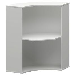 Стойка угловая А-550 Белый 900x900x1220 Ресепшен - Фото предпросмотра