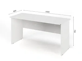UNITY PС6-15 БЕЛЫЙ Офисный стол прямоугольный Прямой 1500х600х750 - Фото предпросмотра