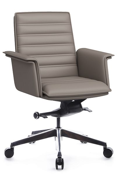 Кресло Rubens-M В1819-2 Светло-серый натуральная кожа 68*68*98-104 - Вид 2