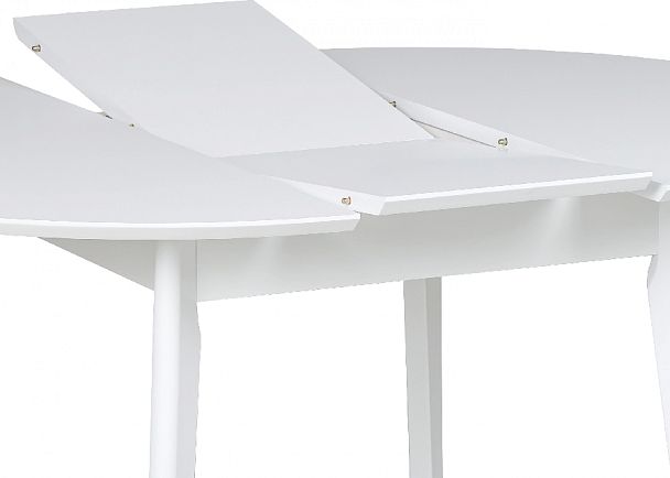 Стол деревянный круглый раскладной Норден D90 Белый - Вид 9