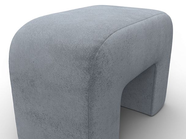 Пуф 008 Велюр серый - Вид 4