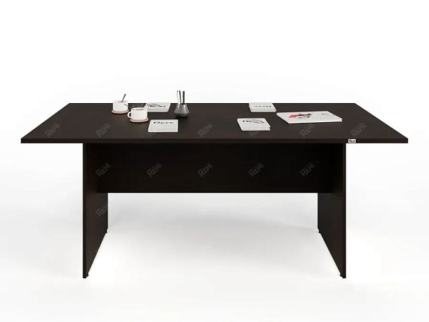 UNITY PОКС-09/18 ВЕНГЕ Конференц стол прямоугольный Универсальный 1800х900х750 - Вид 1