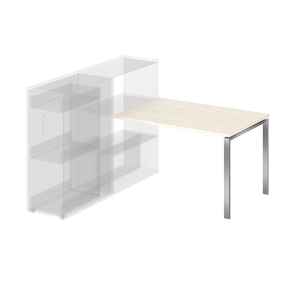 Стол приставной на металлокаркасе "Тандем-А"  ПК-ТНА-СТП115Х80-В2-1048 дуб альпийский - Вид 1