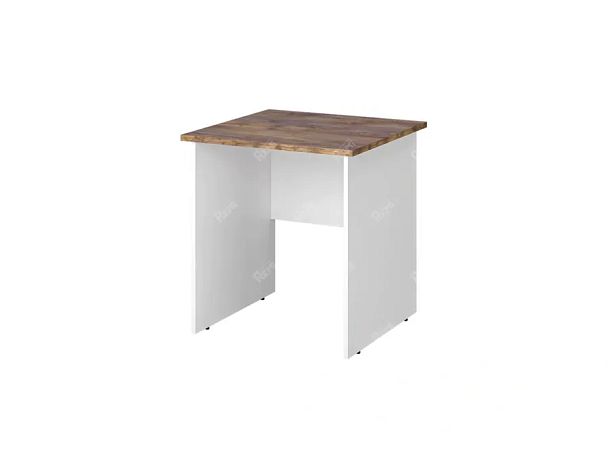 TANDEM RTD023-70-SH Стол квадратный ун-й 700х700х750 Таксония шоколадная/Белый - Вид 1