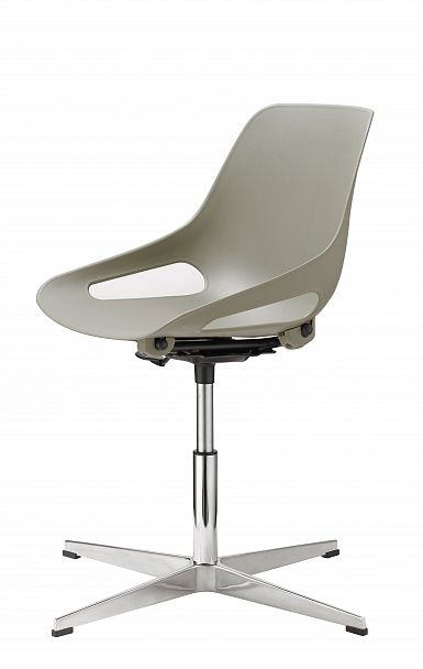 Стул "Q5 SW КРЕСЛО на основании FIRE", серый - Вид 5