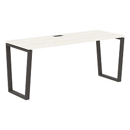 Стол прямой EVST 1767 Ясень Траун/Мокко 1760х670х750 EDIS - Фото предпросмотра