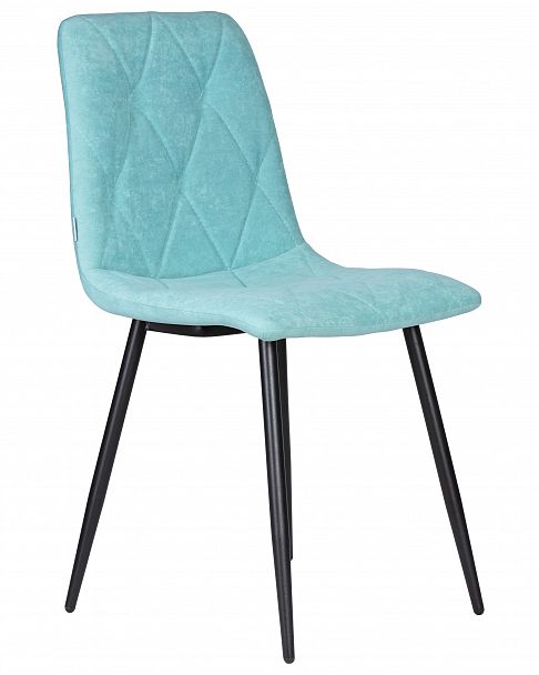 Стул обеденный DOBRIN CHILLY ROMBO (Тиффани Simple 51, основание черное) - Вид 2