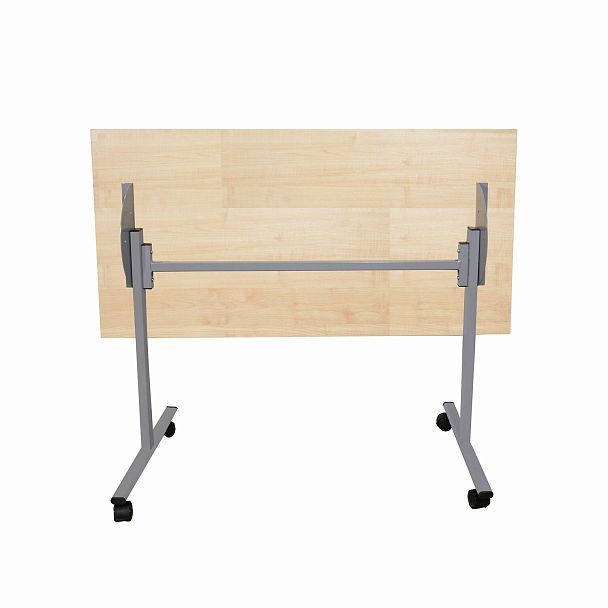 Стол складной "Эверест", 1200х600х760 мм, серый каркас, ЛДСП клен - Вид 4