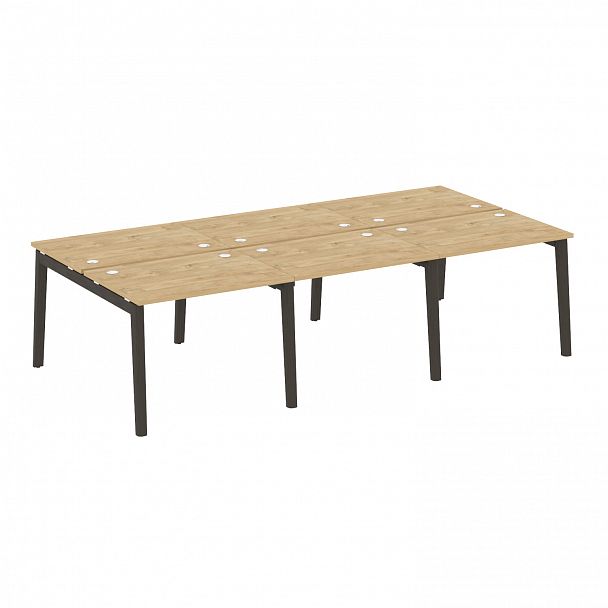 Рабочая станция "Onix wood" OW.D.RS-6.1.7 тиквуд светлый/дуб темный - Вид 1