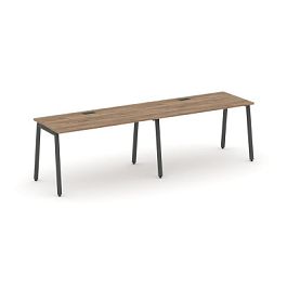 Стайл Проджект Рабочая станция 1 сторон. SN-4A.ORS-003 Дуб Табак/Металл Антрацит 2760*600*750 - Фото предпросмотра