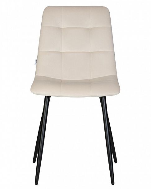 Стул обеденный DOBRIN CHILLY (Кремовый Holland 05, основание черное) - Вид 6