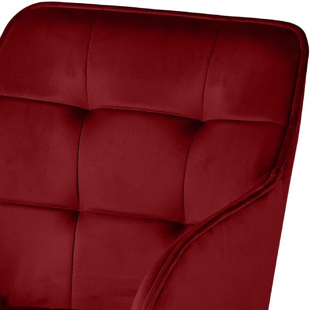 Комплект полубарных поворотных кресел Мони К, Confetti bordo/белый, 3 шт. - Вид 7