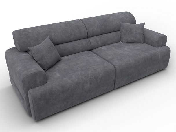 Диван прямой Лига-109 НПБ Велюр серый - Вид 6