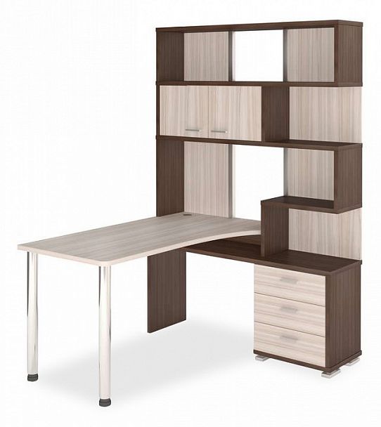 Стол компьютерный Домино СР-420/150 Карамель/Шамони левый - Вид 1