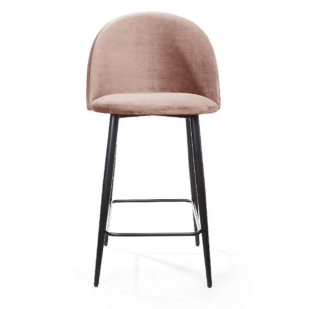 Стул полубарный Thomas, бархат бежевый 5 - Вид 2