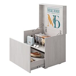 Сундук "Мебелони" ТБ-26 ясень белый - Фото предпросмотра