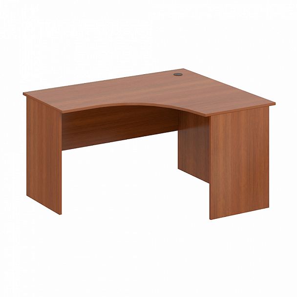 Стол эргономичный "Система-M" ПК-ССМ-СТЭ140х120П/Д-В4-35 миланский орех светлый - Вид 1