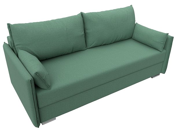 Диван прямой Сайгон Рогожка зеленый - Вид 5
