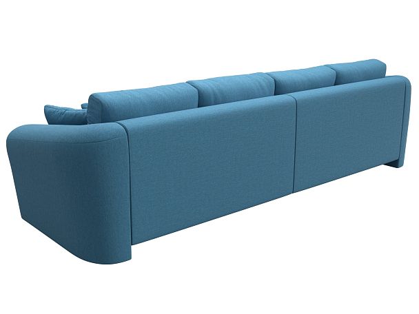 Диван прямой Милтон Рогожка голубой - Вид 6