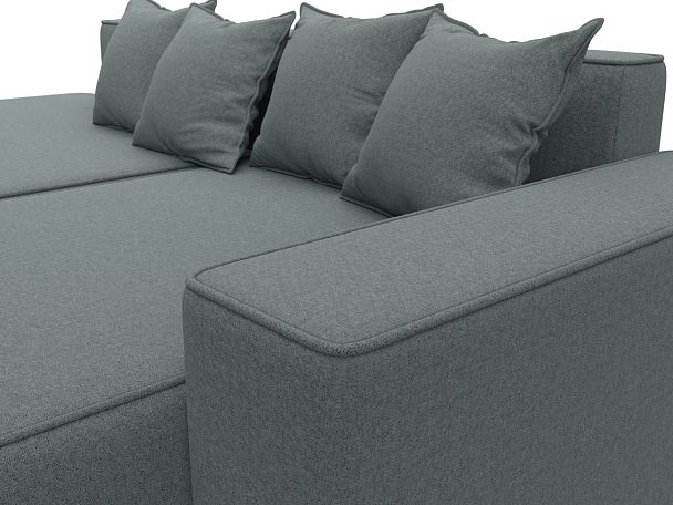 Диван угловой Лига-079 угол правый Рогожка серый - Вид 4