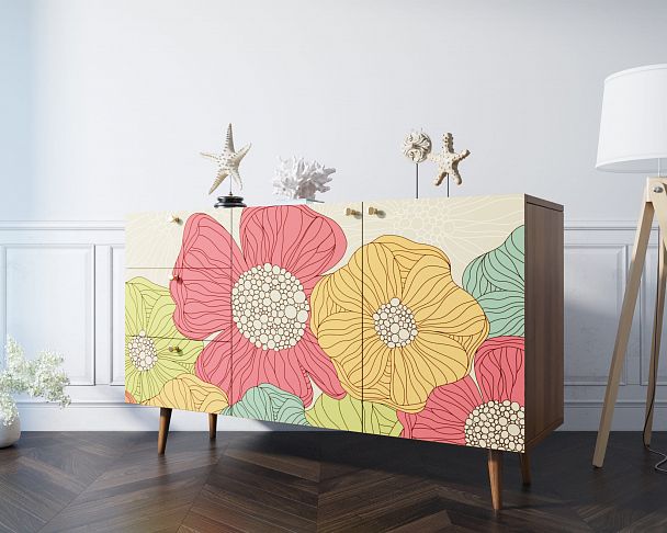 Комод "Berber" с двумя дверками и ящиками принт 5 - Вид 6