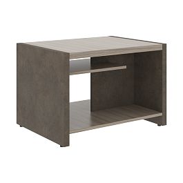 Стол журнальный СФ-531602 Бетон чикаго тем F187 ST9/Дрифтвуд H3090 ST22 600х800х550 WOOD&STONE - Фото предпросмотра