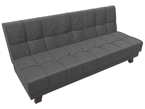 Диван прямой Винсент Искусственная замша серый - Вид 5