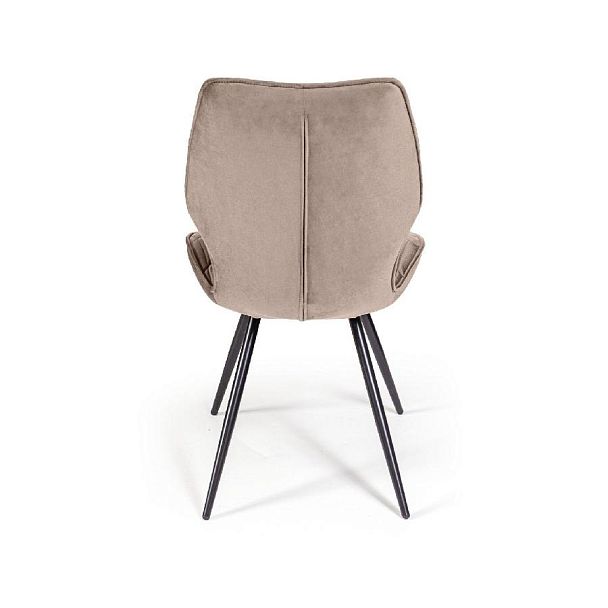 Стул Flash ромб, бархат пепельно-бежевый 25 - Вид 6