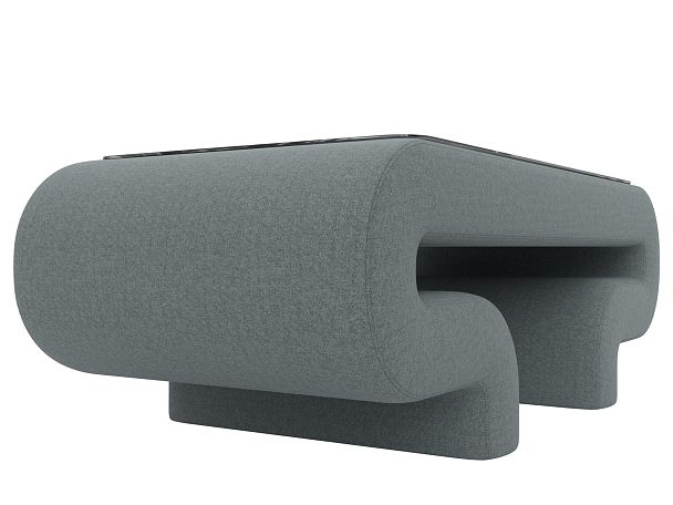 Стол Волна Рогожка серый - Вид 4