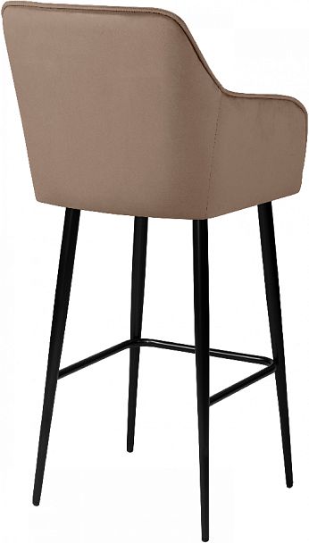 Барное поворотное кресло Мони К, Confetti latte/черный - Вид 5