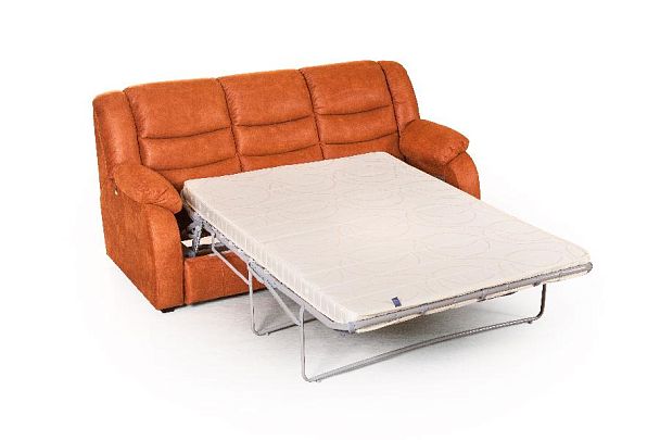 Ridberg диван-кровать прямой замша рыжий - Вид 5