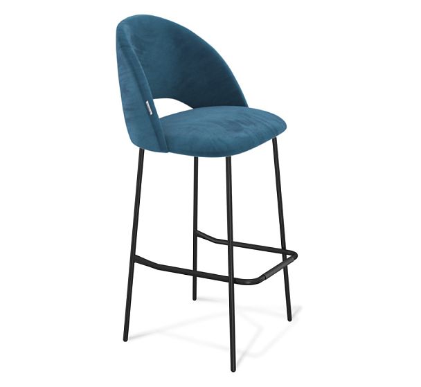 Стул барный  Sheffilton SHT-ST34/S29 тихий океан/черный муар - Вид 1