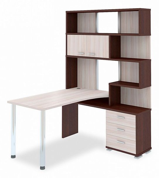 Стол компьютерный Домино СР-420/130 Венге/Карамель правый - Вид 1